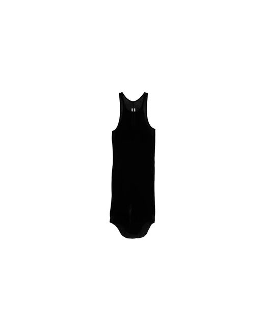 Rick Owens Black Basic Rib Tank Top Ru01F2150 Rc 09" for men
