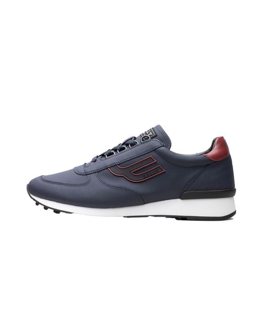 Bally Blue Galaxy Rubberized Leather Trainer Goldy M/029" for men