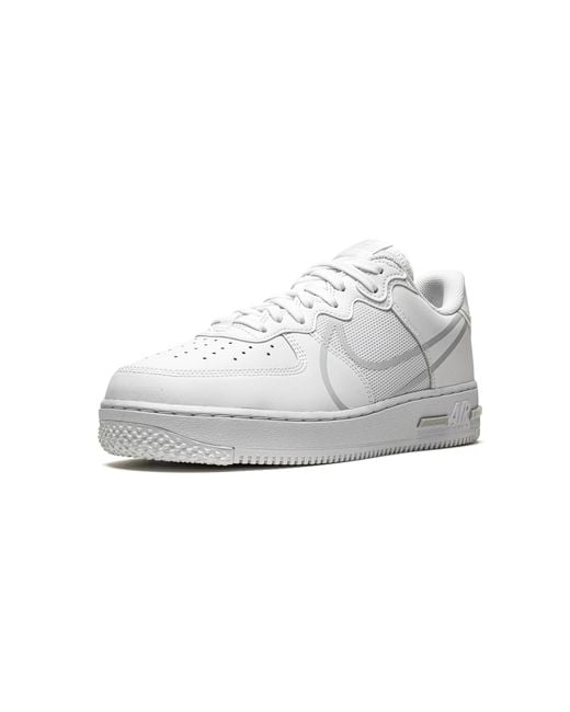 Nike Black Air Force 1 Low React Ct1020 101" for men