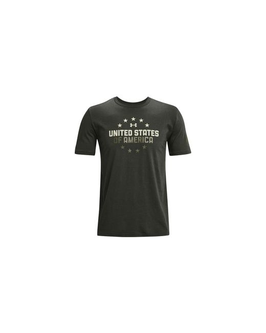 Under Armour Black Freedom Us Of A T-Shirt 1365051 310" for men
