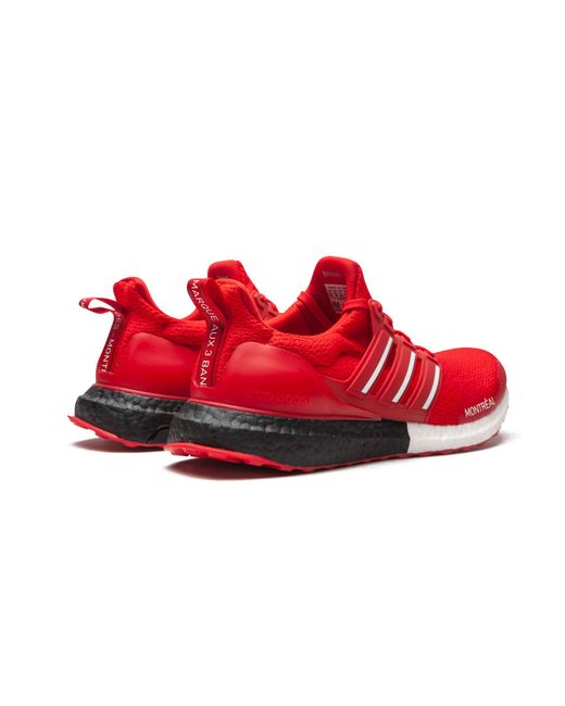 Adidas Mens Ultraboost Running Sneakers Shoes - Red, Red/black/white, 6 Uk for men