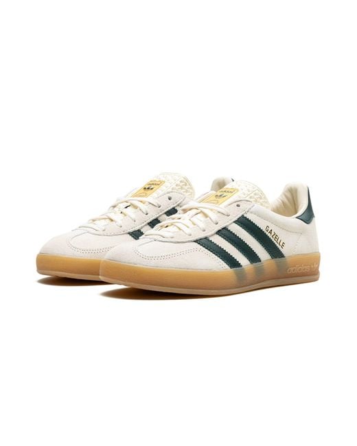 Adidas Black Gazelle Indoor "cream White Green Gum" Shoes for men