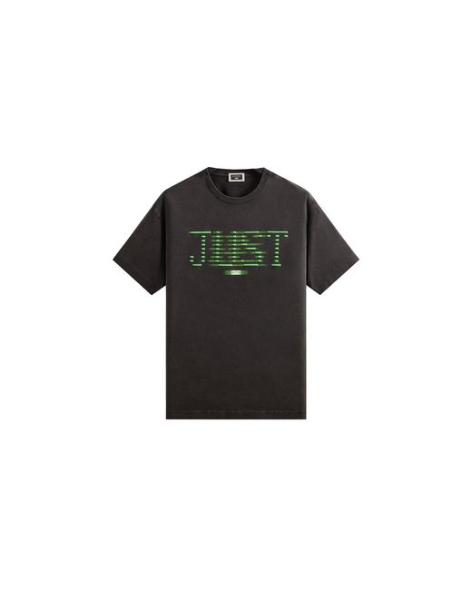 Kith Black The Matrix Just Us Vintage T-Shirt Khm035051 001" for men