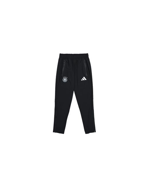 Adidas Black Germany Tiro Travel Pants Jz9327" for men