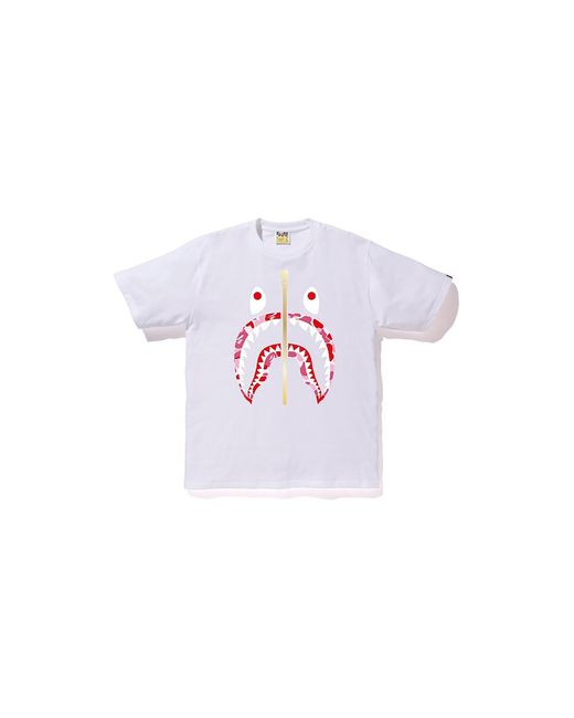 A Bathing Ape Black Zip Shark Ss T-Shirt Camo" B6Cb8C63" for men