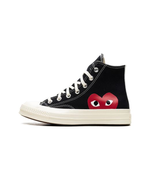 Converse Black Chuck 70 Hi "Comme Des Garçons Half Heart" 150204C" for men