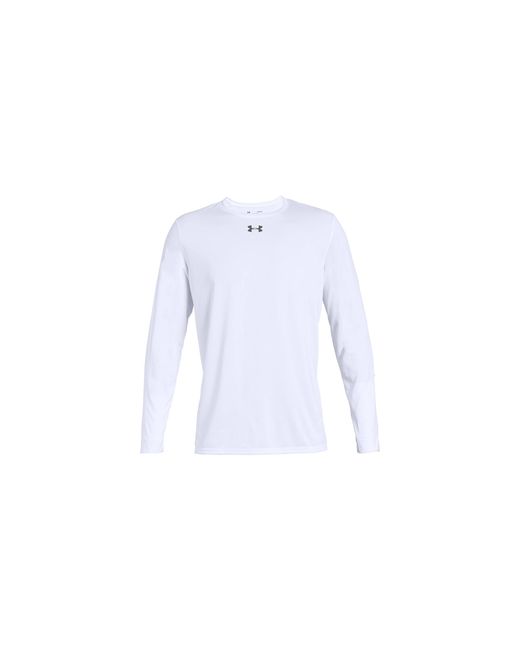 Under Armour Black Locker T-Shirt 2.0 Long Sleeve Shirt Graphite" 1305776 100" for men