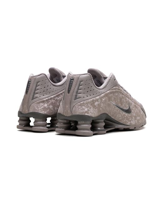 Nike Gray Shox R4 "Flat Pewter Floral" Hv0934 001"