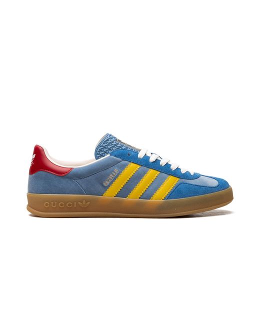 Adidas Blue Gazelle "Gucci Light Suede" Hq8851" for men