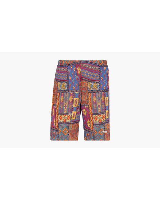 Supreme Red Patchwork Knit Short "ss 20"