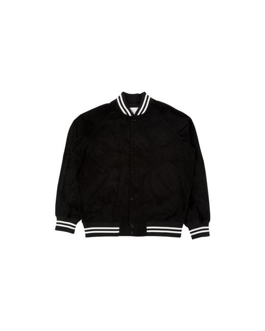 supreme suede varsity jacket