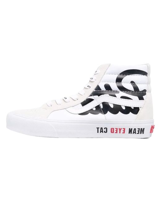 Vans Black Sk8 Hi Reissue Vlt Lx "Patta X Mean Eyed Cat" Vn0A4Bvh5Ww" for men