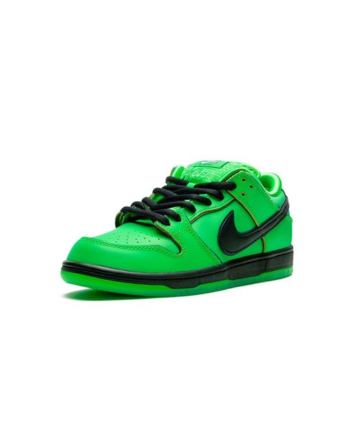 Nike Green Sb Dunk "powerpuff Girls