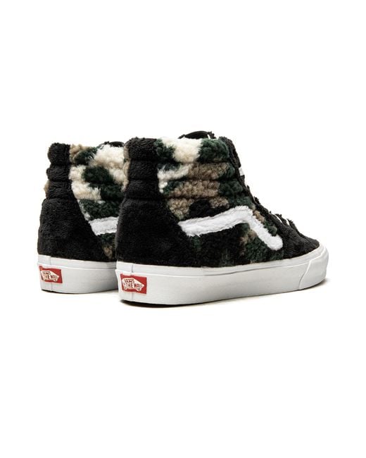 Vans Black Sk8-Hi Sherpa "Camo" Vn0A5Jmja58" for men