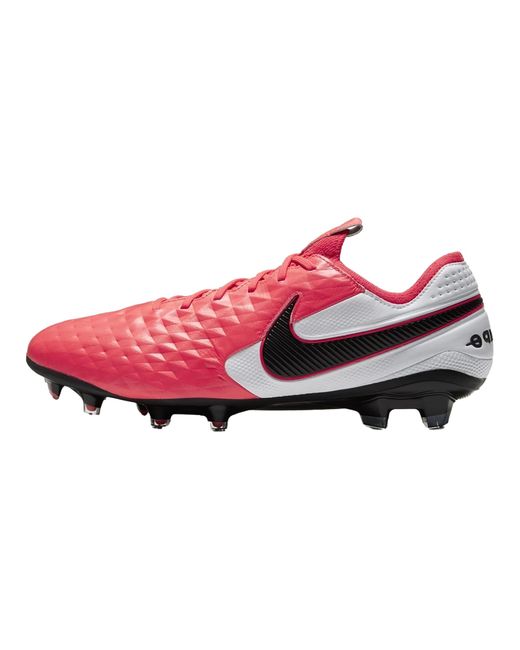 Nike Black Tiempo Legend 8 Elite Fg "Laser Crimson" At5293 606" for men