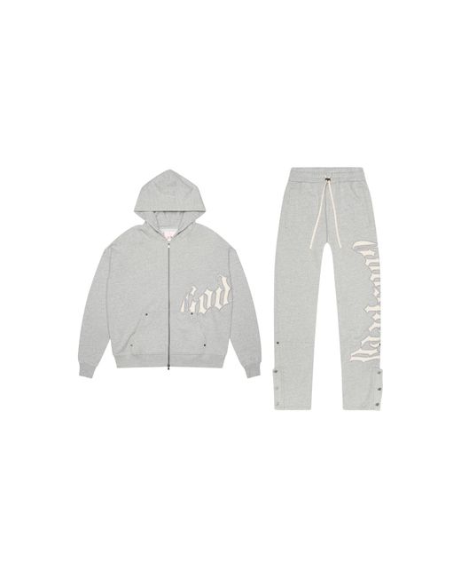 GODSPEED NEW YORK Black Og Logo Sweatsuit V2 "Heather" I8Bp9T8C" for men
