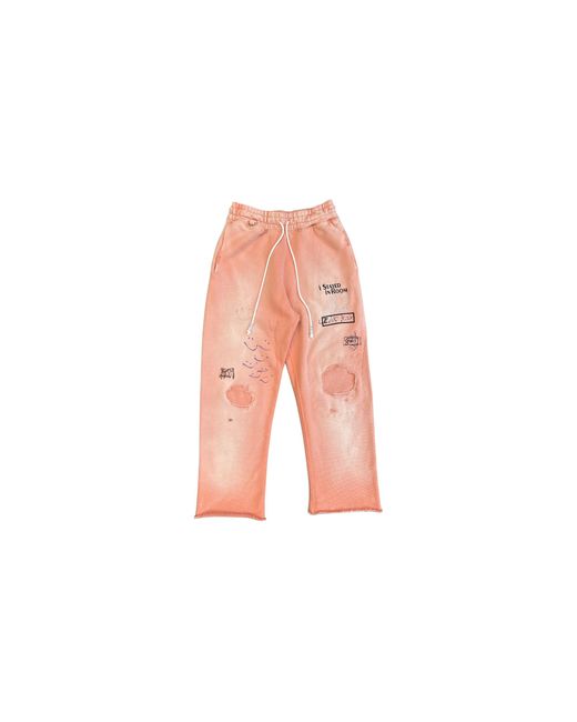 PALY Black Alta Cienega Sweatpant "Peach" 5U013Q1010Pch" for men