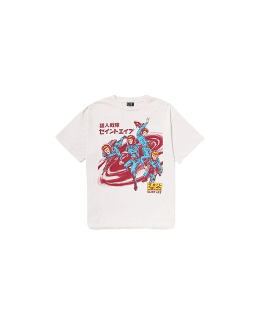 A Bathing Ape Black Squadron T-Shirt "Saint Mxxxxxx for men