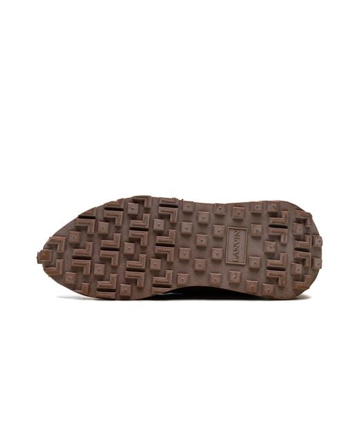Lanvin Brown Bumper Sneakers Fm Skbrun Vesu H20 631" for men