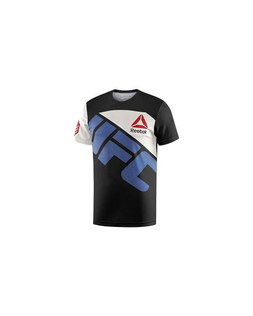 Reebok Black Ufc Jersey Shirt "Rhonda Rousey" Ah7928" for men