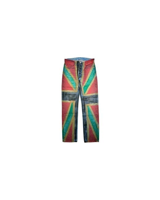 DENIM TEARS Black Levi's 501 Empire Windrush Logo Jeans "Multi" Dt375" for men