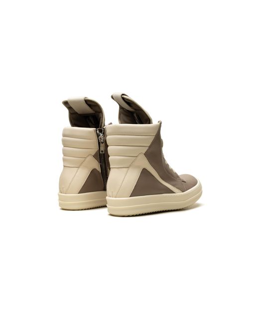 Rick Owens Black Hollywood Geobasket Sneaker High "Flesh Milk" Rp01E7894 Lco 6411"