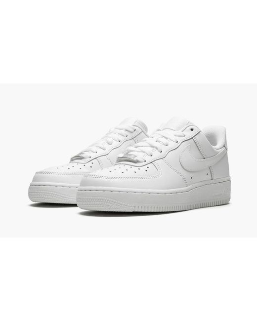 Nike Air Force 1 Low in White \u0026 White (White) - Save 30% | Lyst