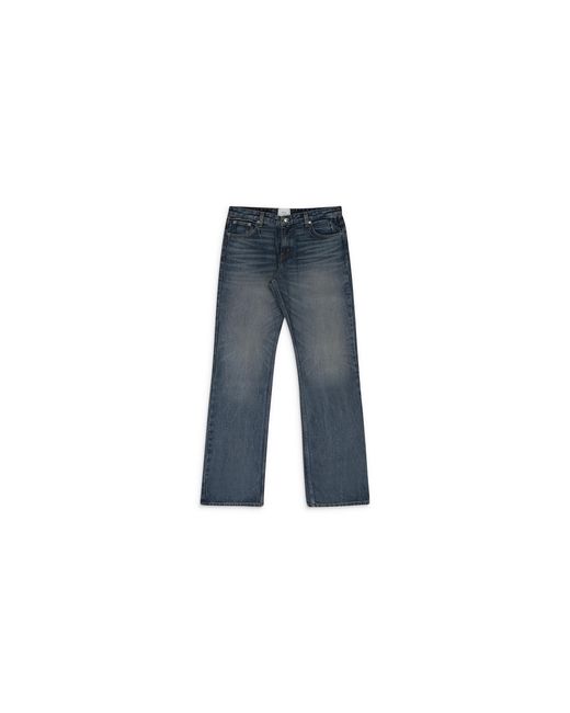 Rhude Black Low-Waist Flare Denim Bootcut Jeans Rhss24Pa20012305 Dig" for men