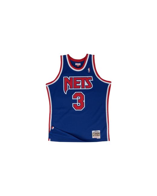 Mitchell & Ness Blue Swingman Road Jersey "Nba Nets 1992 Drazen Petrovic" Smjygs18183 Njnroya92Dpe" for men