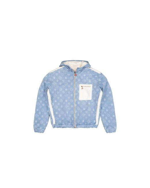Casablanca Blue Cashmere Terry/ Denim Reversible Jacket Aw25 Jtp 429 01" for men