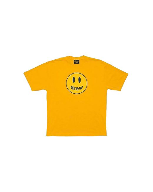 Drew Yellow Mascot T-Shirt "Golden" Dr Fw21 093" for men