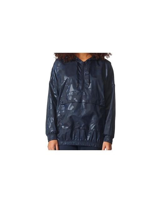 Adidas Blue Seoul Winter Embossed Windbreaker "Legend Ink" Bs4354"