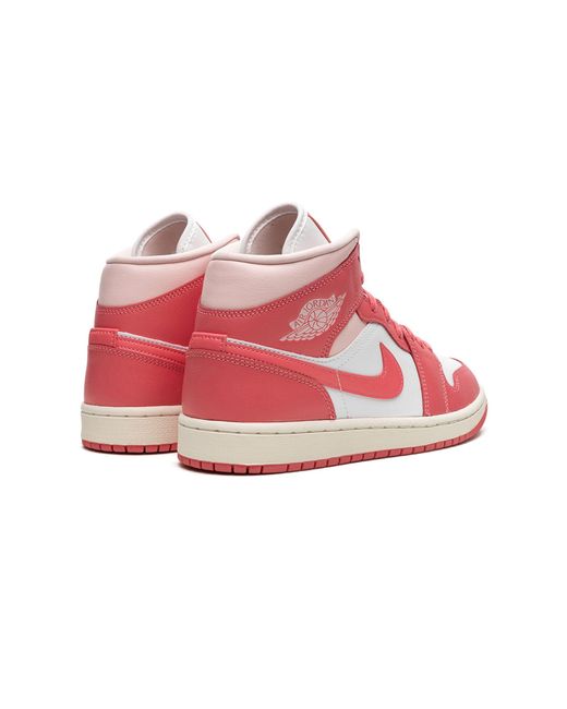 Nike Pink Air 1 Mid "strawberries And Cream" Shoes