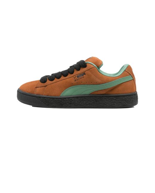 PUMA Black Suede Xl "Teak Deep Forest" 395205 15" for men