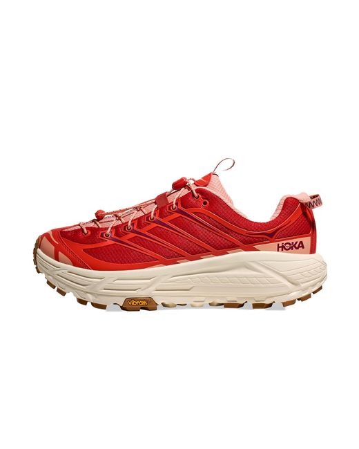 Hoka One One Red Mafate Three 2 'Tomato Vermillion' for men