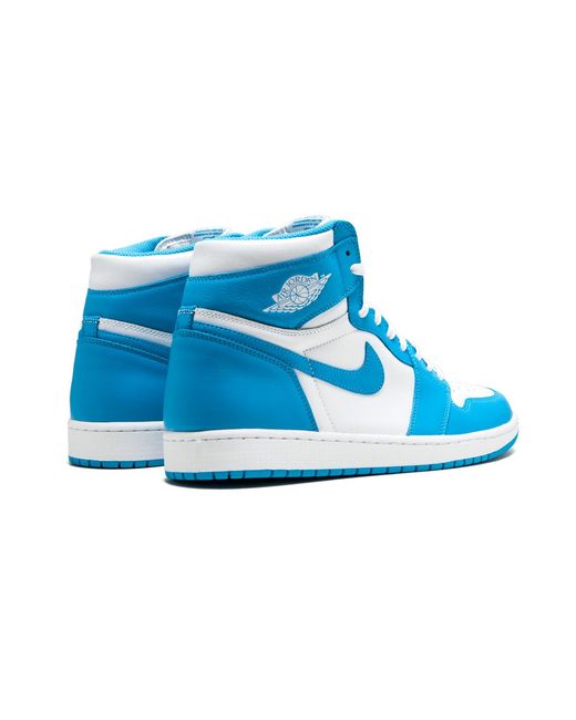 Nike Blue Air 1 Retro High Og "Unc" 555088 117" for men