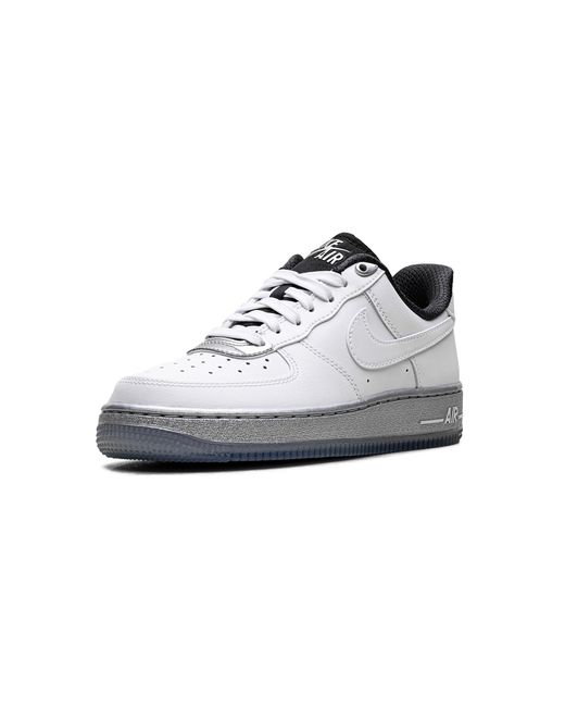 Nike Black Air Force 1 '07 Se Chrome" Dx6764 100"