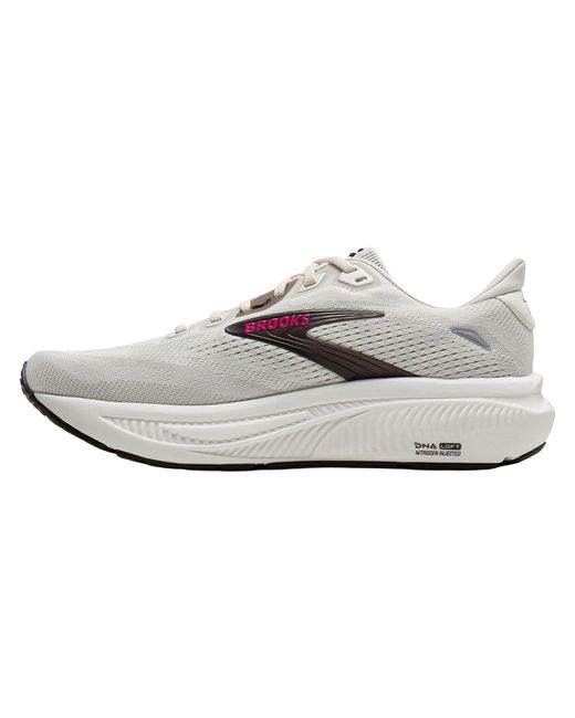 Brooks White Ghost 18 "Coconut Coffee Fuchsia" 120482 1B 107"