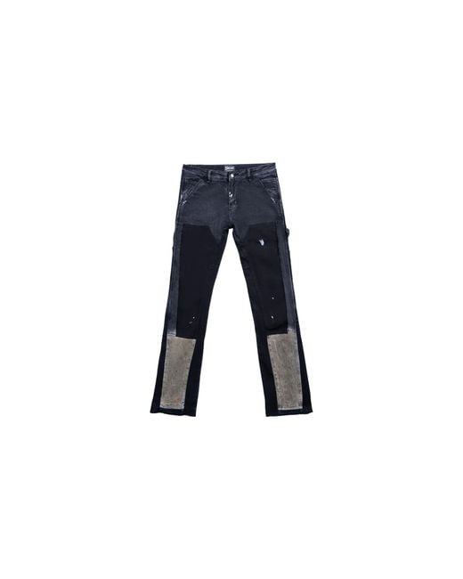 Triple Sevens Black Flared Denim Ts7066" for men