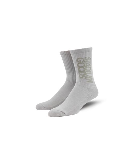 Stadium Goods Black Crew Sock Mist" Sgs0444"