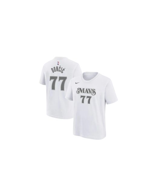 Nike Black Nba Mavericks City Edition Essential Name And Number Luka Doni Hj2770 104" for men