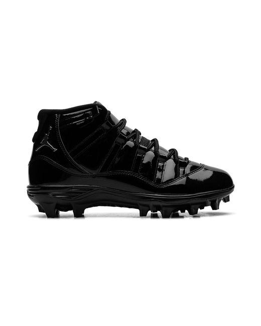 Nike Black Air 11 Td Cleats "Patent" Hm7324 001" for men