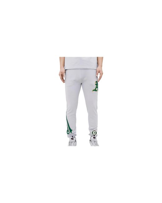 Pro Standard Black Oakland Athletics Logo Sweatpants L0A431586 Gry" for men