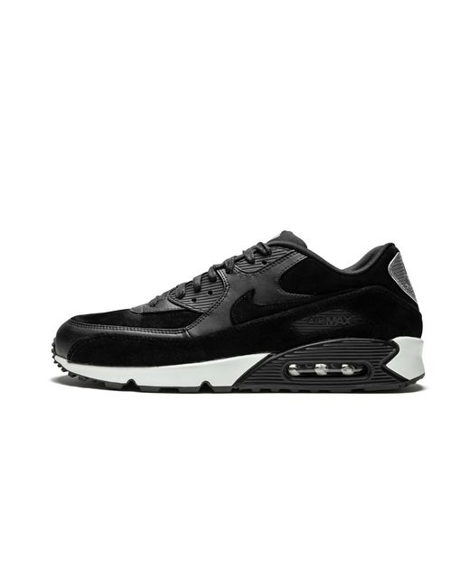 Nike Black Air Max 90 Premium "Rebel Skulls" Shoes for men