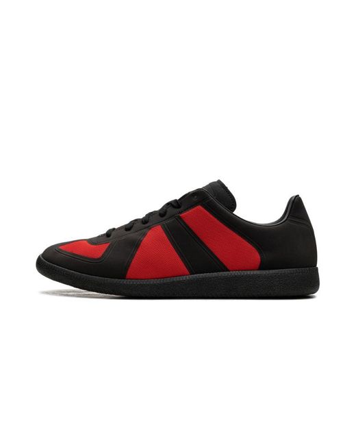 Maison Margiela Black Replica Low Top Sneaker "Two Tone" Shoes for men