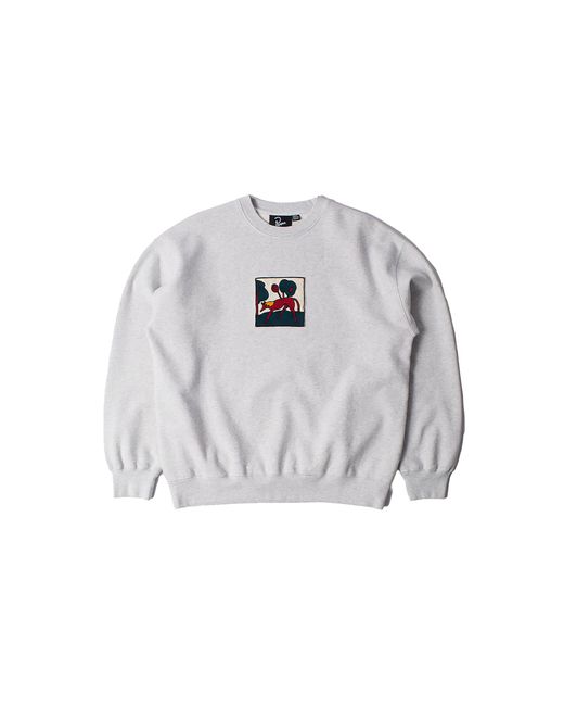 by Parra Black Long Lost Leg Crewneck Sweater 56135" for men