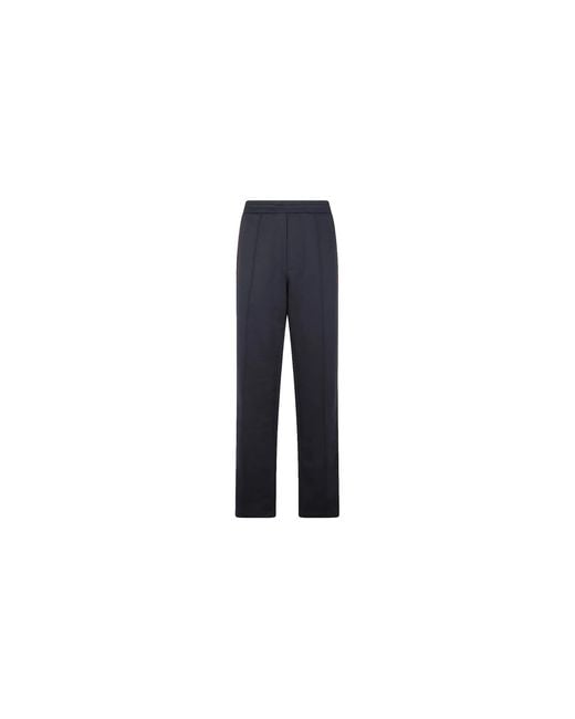 McQueen Black Wide-Leg Sweatpants "Midnight" 852206Qxach 4002" for men