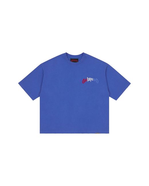 GODSPEED NEW YORK Blue Vital Necessi-Tee "4Th" Gs518" for men