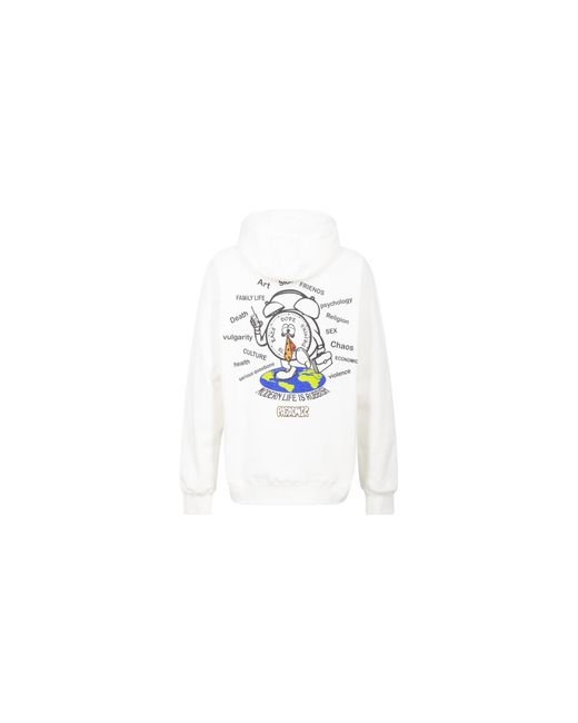PAS DE MER Black Life Is Rubbish Hoody Pdmaw22 30" for men