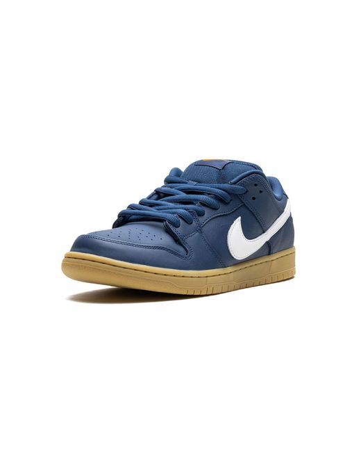 Nike Blue Sb Dunk Low Pro "navy Gum" Shoes for men